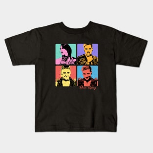 Rhea Ripley Retro Vibes Kids T-Shirt